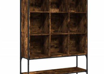 Regał na książki przydymiony dąb 102x30x1415 cm WM-3214331