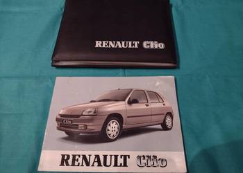RENAULT CLIO 1 Instrukcja Obslugi książka serwisowa Etui 1991 Komplet