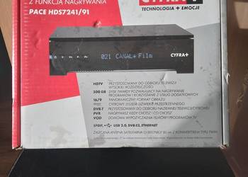 Dekoder Cyfrowy DVB-T Pace PVR HD z nagrywarką dysk twardy