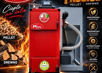 Kocioł piec na pellet 20kW do 220m2 5 klasa ecodesign dostawa 0zł gratis po