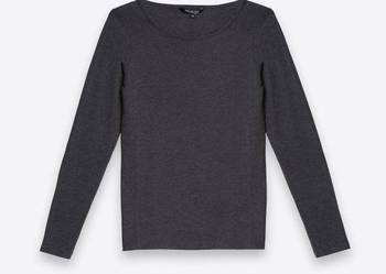 szary t-shirt z długim rękawem Top secret
