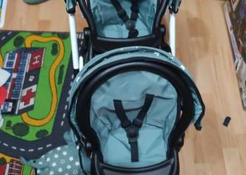 Bliźniaczy wózek dla lalek xeo twin