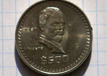 500 PESOS 1987 ROK - MEKSYK