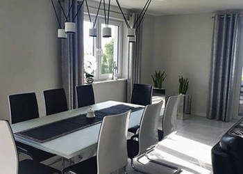Nowoczesna lampa wisząca do salonu nad stół, wyspę