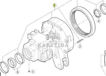 CLAAS Arion 610 660 Zwolnica Osłona Obudowa Osi Lewa 0011510611 00 1151 06…