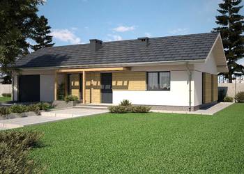 Projekt prostego parterowego domu B656 - PROJEKT GOTOWY