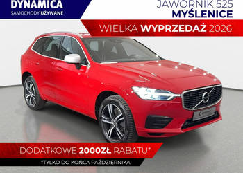 Volvo XC 60 VAT 23% R-Design 2.0D4 190KM automat AWD 2018 r., salon PL, I …