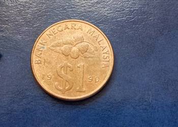 Stare monety 1 ring 1990 Malezja