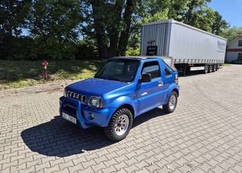 Suzuki Jimny 4x4 * 165-tys km przebieg * Cabrio * 1,3 benz 80KM * HAK