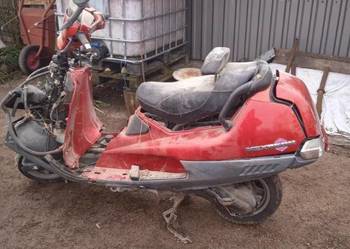 piaggio hexagon czesci szybka plastiki siodło owiewka boczek