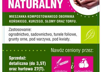 Podłoże popieczarkowe podkład nawóz naturalny obornik ziemia
