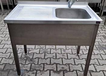 ZLEW 1 KOMOROWY Z BLATEM OCIEKOWYM - 100/60/85 CM - M.530.