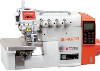 Overlock 4-nitkowy z automatyką SIRUBA 747LQT-514M3-24/ECM. Zasilanie 230V