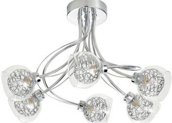 Colours Lampa Wisząca Carmenta 6 X 40 W G9 Chrom