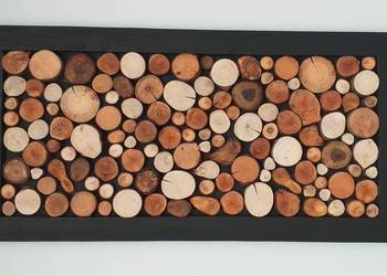 Obraz 120x60cm, panel plaster drewna, drewniana rama, wysyłk