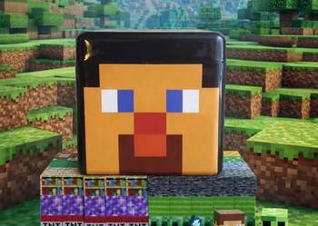 Klocki Magnetyczne 200 szt. Pudełko Minecraft Figurki Prezent Zabawka Stem