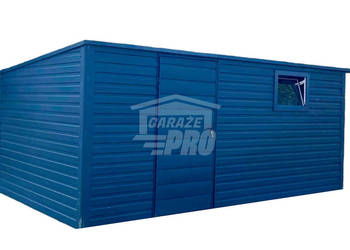 SCHOWEK - DOMEK OGRODOWY 4,5m x 3m spad w tył - drzwi GP215
