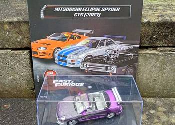 MITSUBISCHI ECLIPSE SPYDER GTS fast furious deagostini 1/43 szybcy