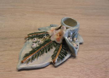 Świecznik ceramiczny