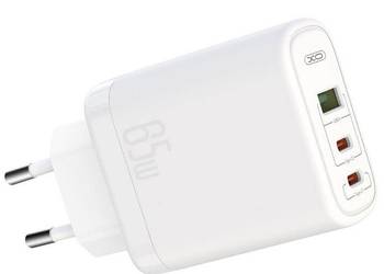 Mocna i szybka ładowarka sieciowa 2 x USB-C QC 4.0 PD 65W