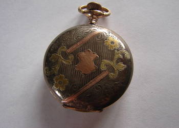 Elgin National Watch Co. USA - multi-kolor /zegarek kieszonkowy ,dwudeklowy