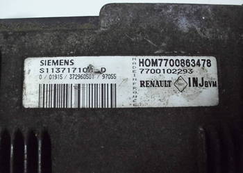 Komputer silnika 1,8 RENAULT LAGUNA I S113717108D IMMO OFF