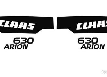 naklejki claas arion 630 black matt i inne modele
