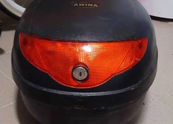 Kufer motocyklowy bagażnik awina 24l schowek