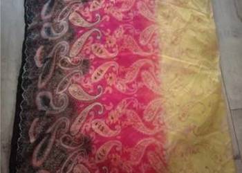 Komin szal wielobarwne jesień