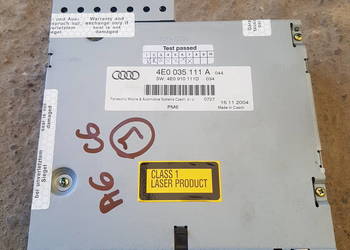 AUDI A6 C6 A8 D3 A4 B6 ZMIENIARKA CD 4E0035111A 4E0910111D
