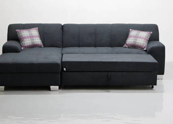 TKE Nowy narożnik z funkcją spania, rogówka KANAPA sofa tkanina