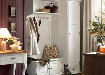 Biała garderoba do przedpokoju GAB 04