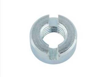 M4 nakrętka aluminiowa czołowa rowkowa DIN 546 M4 nakrętka aluminiowa czołowa rowkowa DIN 546