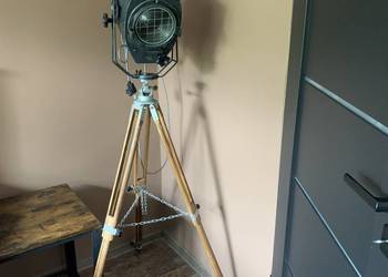 Lampa teatralna podłogowa loft lata 70 prl