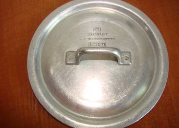 aluminiowa pokrywka rondelka PRL
