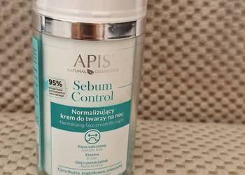 krem do twarzy Apis Sebum Control normalizujący na noc cera tłusta