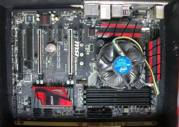 Płyta główna MSI Z170A Gaming Pro z procesorem i5-6600K i chłodzeniem