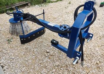 Szczotka stalowa odchwaszczacz hydrauliczny do kostki kraweżników placy