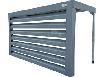 Osłona klimatyzatora - pompy ciepła 110x40x90 cm antracyt NB242