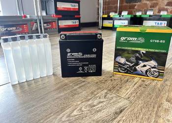 Akumulator motocyklowy GROM GT9B-B YT9B 12V 9Ah 120A L+