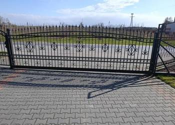 Brama przesuwna 5.5m plus furtka 1.2m