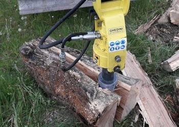 Łuparka świdrowa do koparki. Łuparka hydrauliczna GHEDINI