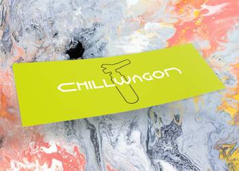 Naklejka K13 + CHILLWAGON 12 x 4 cm drift slap jdm #2