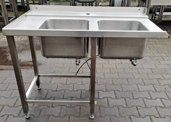 ZLEW 2 KOMORY POD ZMYWARKĘ KAPTUR - 121/70/90 CM -M.646.N