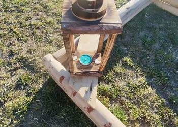 Lampion drewniany wysyłka