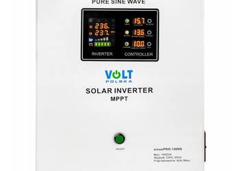 Zasilacz Sinus Pro 1500 S 12/230V + 40A MPPT Inwerter solarny