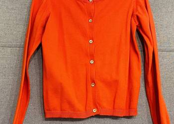 Czerwony dziewczęcy sweter Primark rozmiar 128