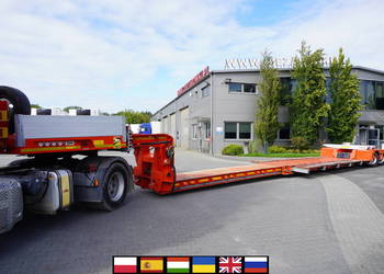 Naczepa niskopodwoziowa Kässbohrer LB2 TIEF-BETT / 16.5m / rozsuwana_237806