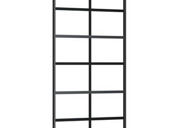 vidaXL Drzwi przesuwne z osprzętem, szkło ESG i aluminium(SKU:3152139)