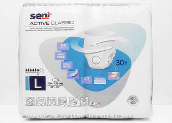 Majtki/Pieluchy chłonne Seni Active Classic L [100–135 cm/85 szt.]